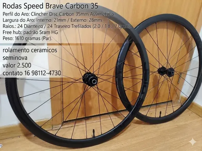 Rodas Brave Carbon 35 (Speed)