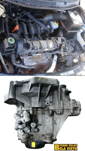 Motor câmbio vw 1.6 - Gol Saveiro Fox Golf 