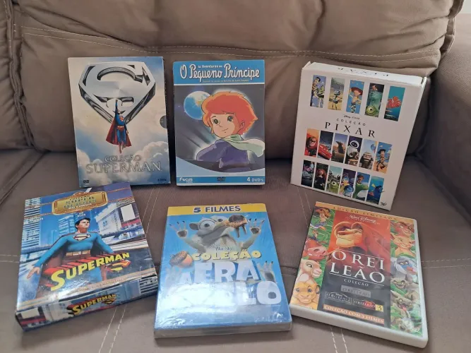 DVD Filmes Box 36 Filmes Superman e Outros 
