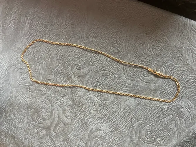 Corrente Rommanel banhada a ouro 18k