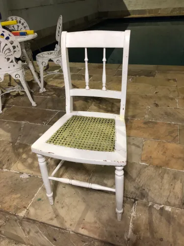 Cadeira paulistinha com palinha