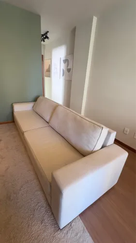 Sofá Premium em Linho Cru 2,60m, Sofisticação, Conforto e Elegância | R$ 1.5000