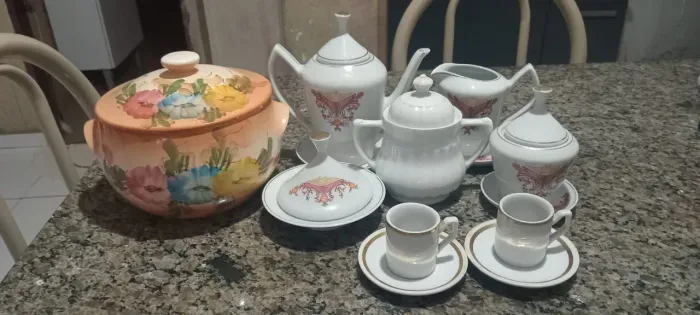Kit conjunto de porcelana