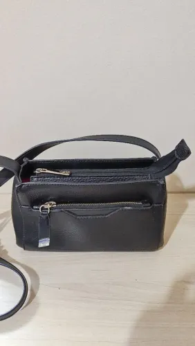 Bolsa Arezzo preta eco big floater