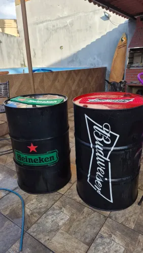 Tonel barril para área gormeut e bar