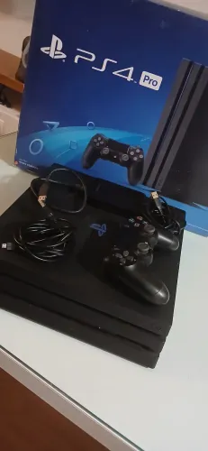 PS4 PRO 1TB DESBLOQUEADO + HD EXTERNO 1TB + COOLER + CAPA