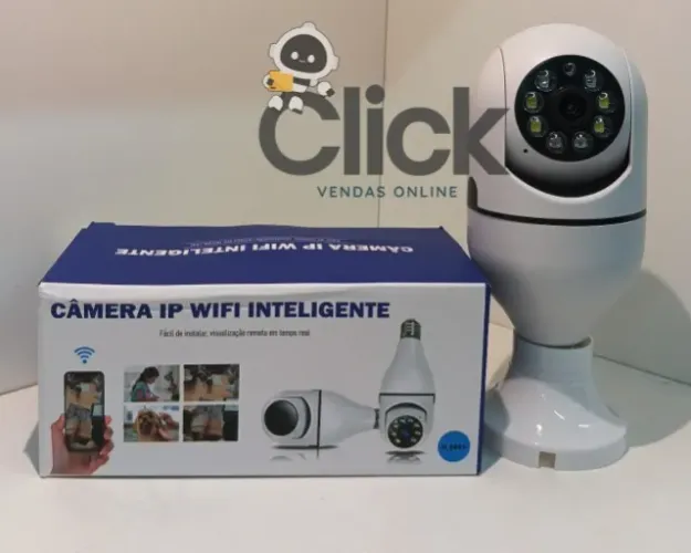 Câmera IP Wi-Fi Inteligente tipo Lâmpada Yoosee
