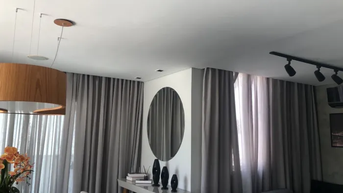 4 CORTINAS DE LINHO COM VOAL 