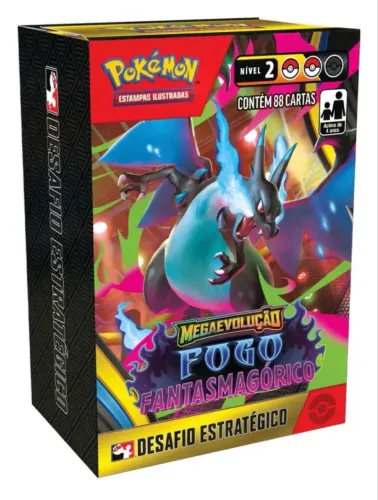 Pokémon Desafio Estratégico Megaevolução - Fogo Fantasmagórico - Português