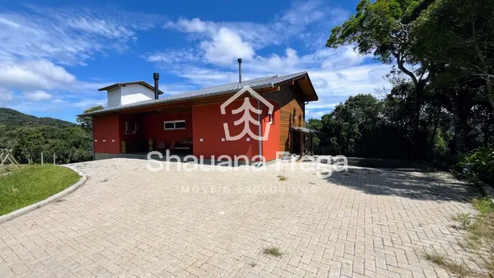 Rancho Queimado - Casa em Condomínio | 2 Suítes | Jacuzzi | Vista Pôr do Sol | Lareira e C