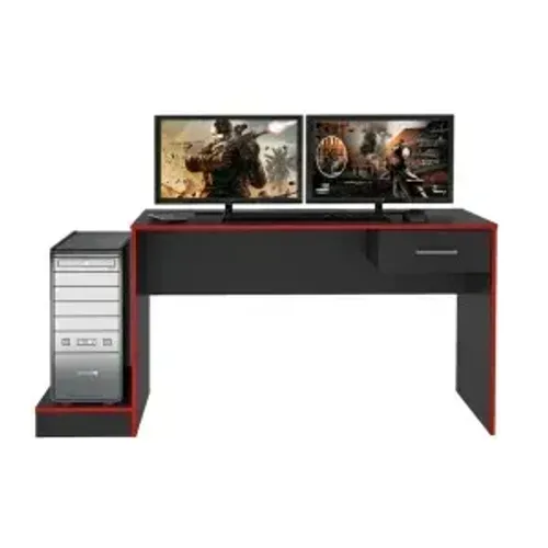 Mesa Gamer Preto/Vermelho
