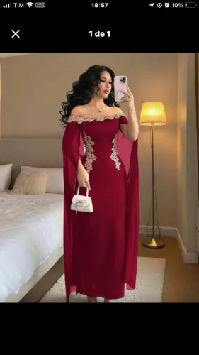 Vestido vermelho para festa