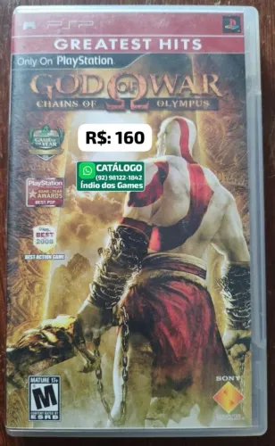 God Of War Chains Of Olympus = R$: 160