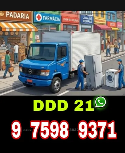 Frete , Mudanças e carretos e transporte de Fogão funcionando