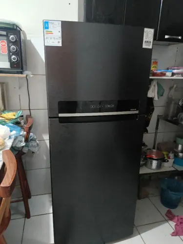 Geladeira Frost Free Duplex 473L Inverter Preto Midea