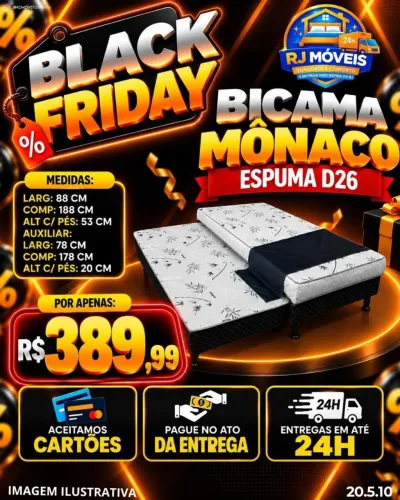 Cama BOX Solteiro 