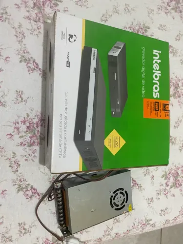 DVR intelbras com HD de 1TB 8 canais