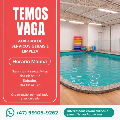 Auxiliar de serviços gerais e limpeza