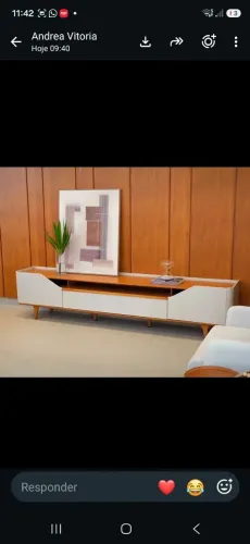 RACK ELEGANTE E MODERNO PARA AMBIENTE ACOLHEDOR