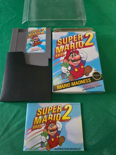 Super Mario Bros 2 completo na caixa cib