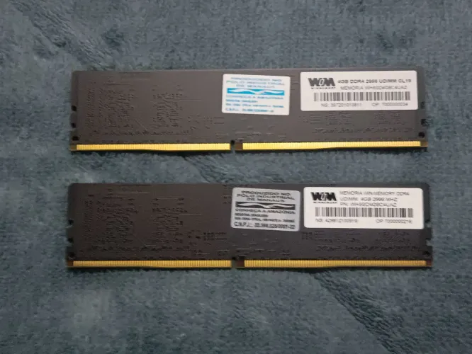 Memória RAM 2x4GB 2666MHz