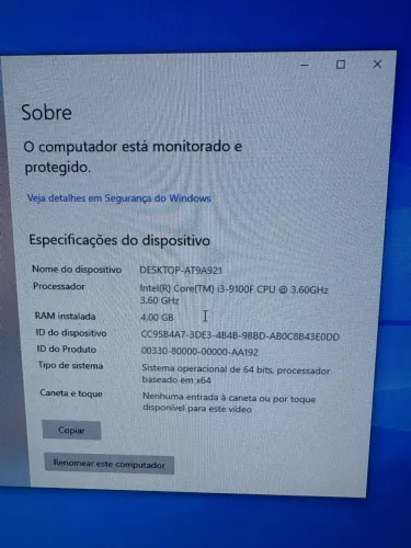 PC TUF GAMING + i3-9100F + RX 560 4gb + 4gb ram ddr4 + 1TB HD