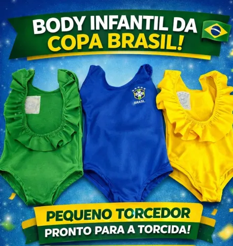 Body infantil copa