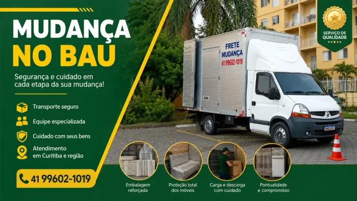 Frete  Mudanças Preço Negociável Caminhão Bau e Van Grande Temos Ajudantes Carrinho Carga 