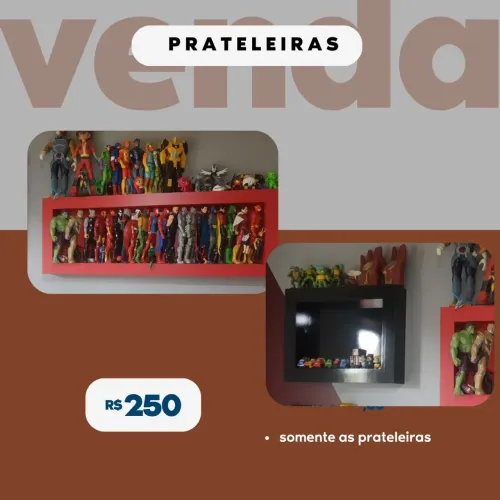 Prateleiras estilo nicho