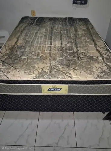 Conjunto Cama box casal ( base + colchão)
