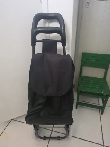Carrinho de Compras Bag To Go Preto da Mor