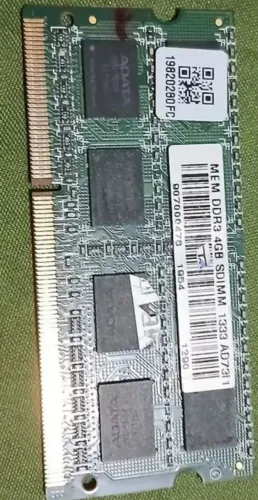 Memória DDR3 4GB notebook