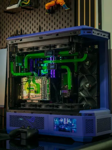 Gabinete Thermaltake View 600TG Future Dusk 