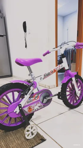 Bicicleta Infantil Aro 16 TK3 Track Lilás/Pink ?