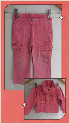 Conjunto jeans infantil