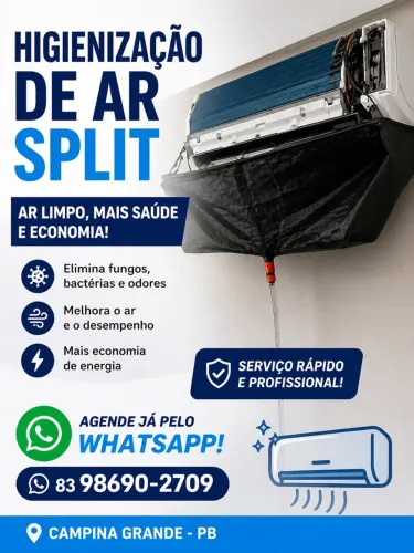 Higienização de Ar condicionado
