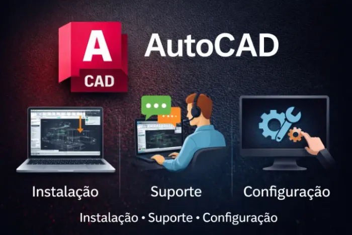 Instalação e Configuração de AutoCAD com Suporte Técnico