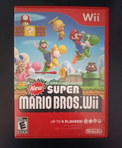 New Super Mario Bros Wii - Nintendo Wii - Mídia Física