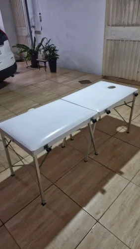 Maca Portátil Dobrável para Massagem, Estética e Fisioterapia