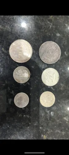 Moedas colecionador de prata