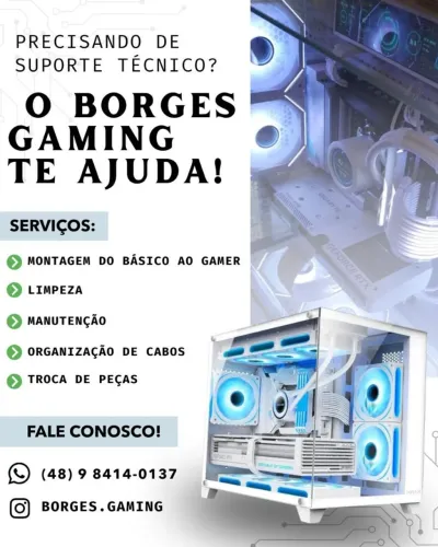 Técnico em Informática | Pc gamer | Limpeza | Montagem | Concerto