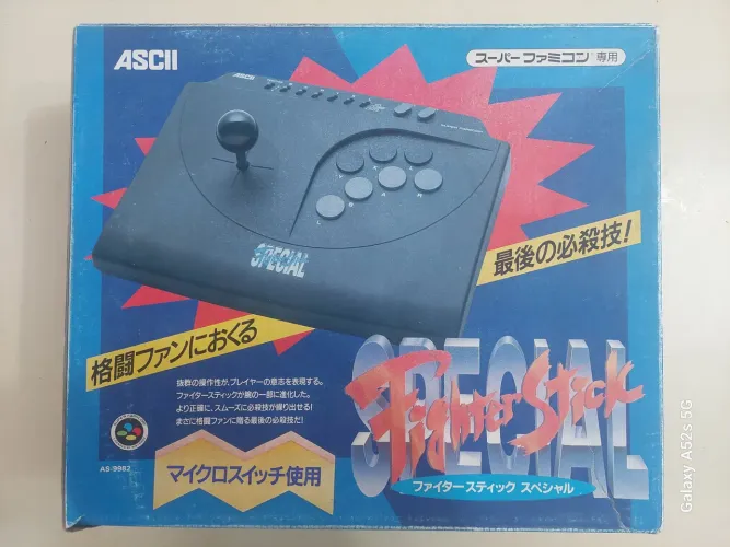 Controle arcade Special Fighter Stick para snes