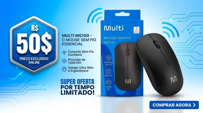 Mouse sem fio multi