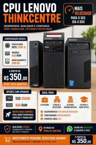 CPU Lenovo ThinkCentre original i5