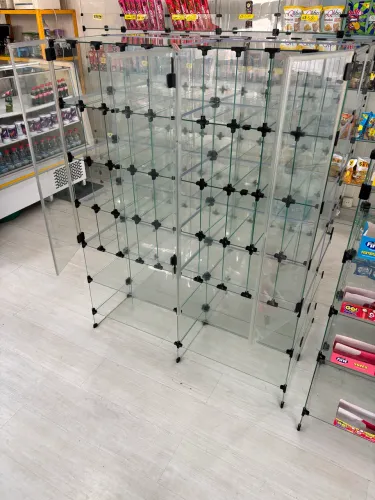 Armário de vidro para loja
