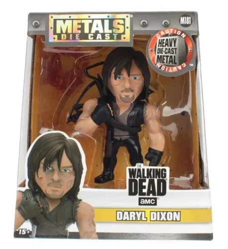 The Walking Dead Jada Toys - Kit 3 Bonecos Daryl, Rick e Glenn