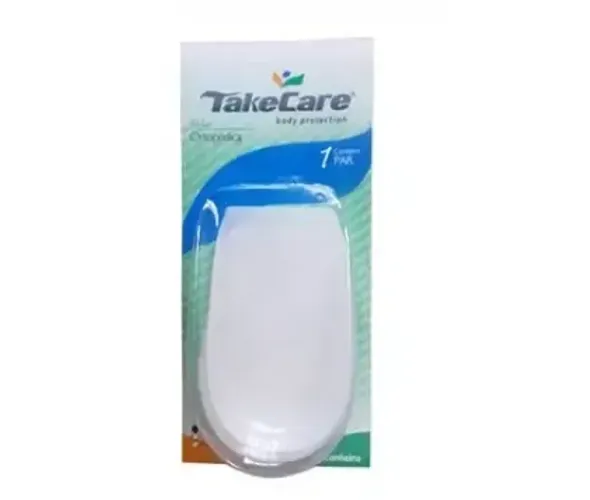 Calcanheira de Silicone para Esporão Tamanho P ou G - Takecare - NOVA LACRADA