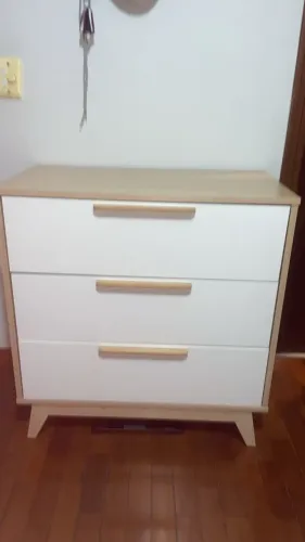 Cômoda infantil com 3 gavetas