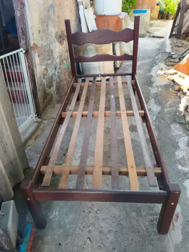 Cama sucupira solteiro 