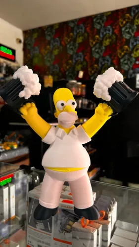 Boneco Action Figure Homer Simpson